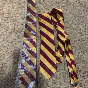 Gold and Maroon Tie from Tie Bar